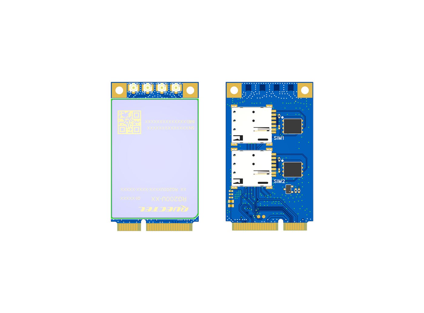 RG200U-CN 5G双卡 Mini PCIe通信模组